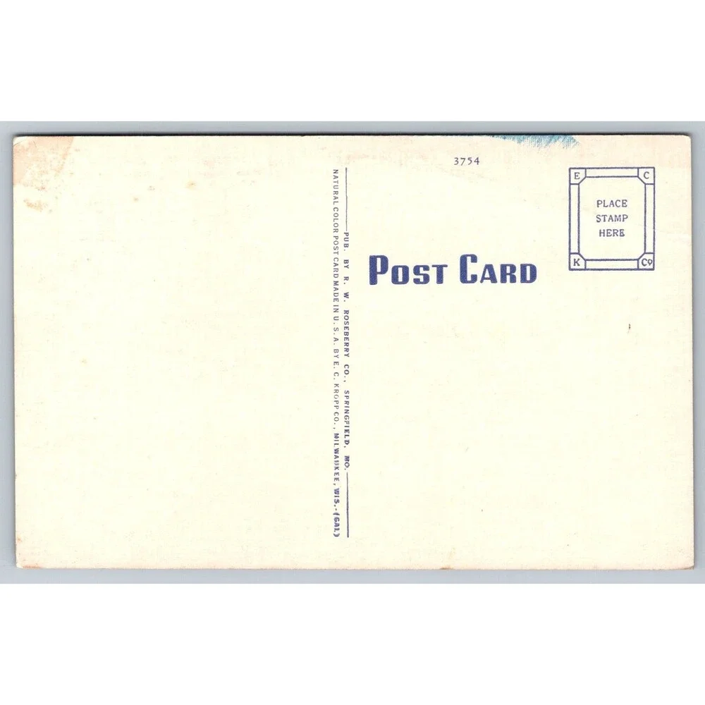 Vtg 1940s Postcard O'Reilly General Hospital US Army Springfield MO WWII Kropp